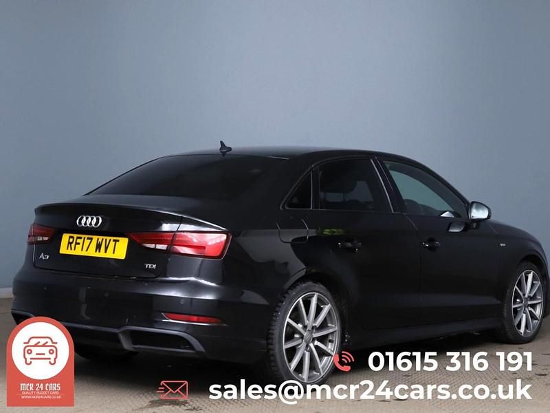Used Audi A3 Black Edition 150 HP (110 kW) 2017 Black Sedan