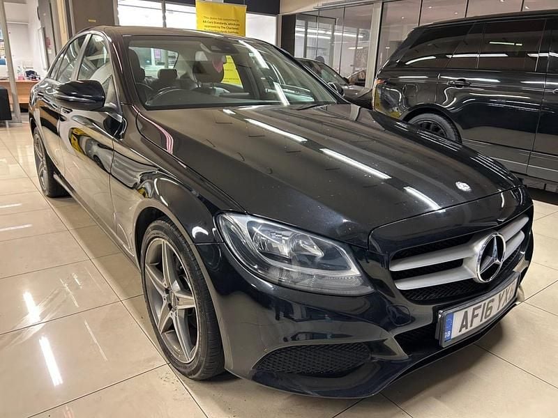 Black Used 2016 Mercedes C220 SE Sedan | £5,990 (Good price) - Image 1/3