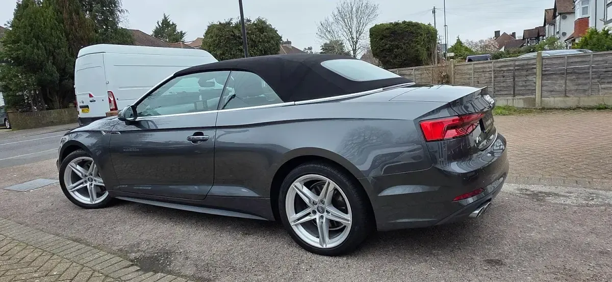 Used Audi A5 Cabriolet S-Line 190 HP (139 kW) 2017 Grey Cabriolet