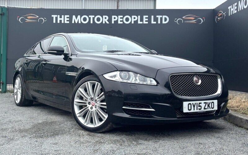 Black Used 2015 Jaguar XJ Portfolio Sedan | £11,795 (Fair price) - Image 1/4
