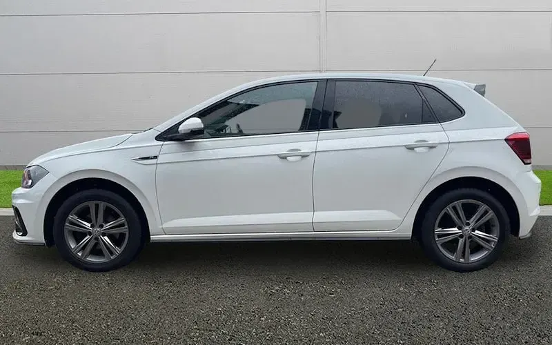 Used VW Polo R-line 116 HP (85 kW) 2020 White Hatchback
