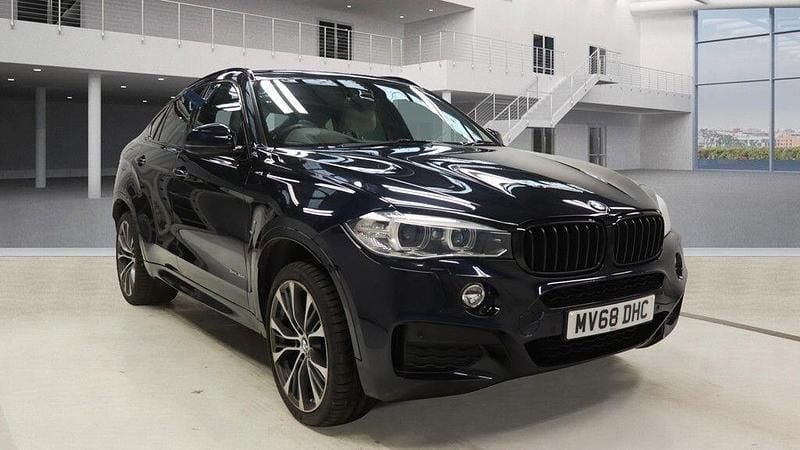 Black Used 2018 BMW X6 M Sport SUV | £22,598 (Fair price) - Image 1/4