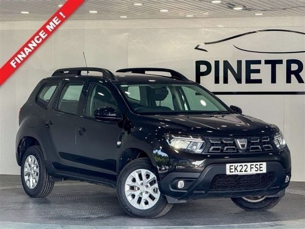 Black Used 2022 Dacia Duster Comfort SUV | £11,799 (Good price) - Image 1/3