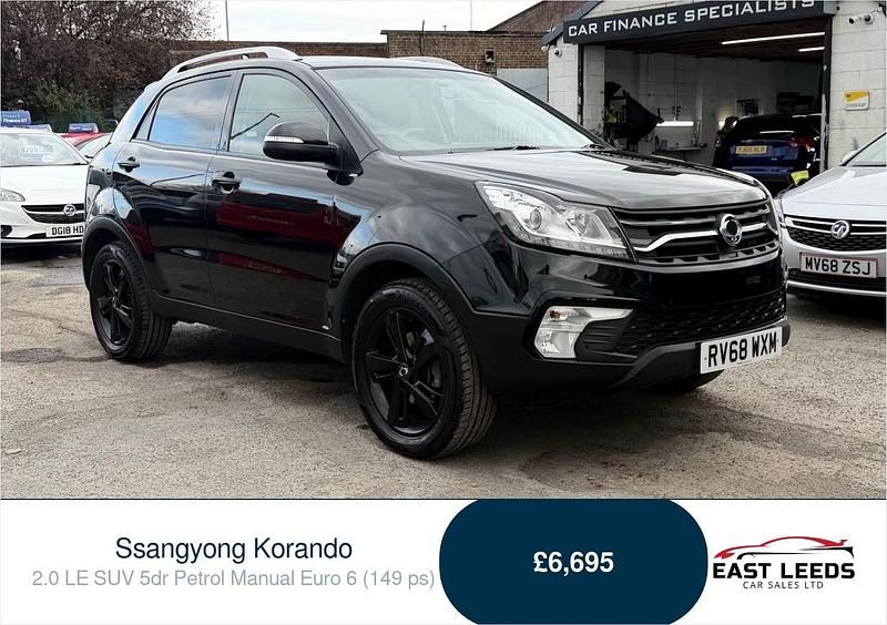 Used Ssangyong (KGM) Korando 149 HP (109 kW) 2018 Black Estate