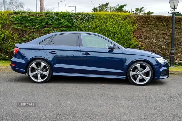 Used Audi A3 S-Line 150 HP (110 kW) 2016 Blue Sedan