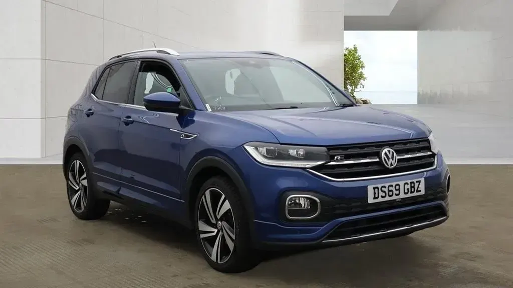 Used VW T-Cross R-line 115 HP (84 kW) 2020 Blue SUV