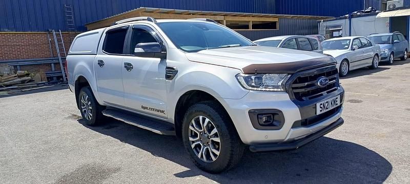 Silver Used 2021 Ford Ranger Wildtrack Pickup | £14,500 (Good price) - Image 1/4