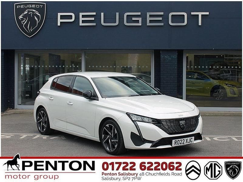 White Used 2022 Peugeot 308 Allure Premium Hatchback | £14,990 (Fair price) - Image 1/4