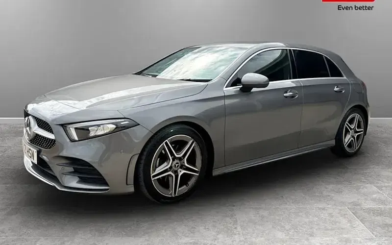 Used Mercedes A200 AMG line 150 HP (110 kW) 2021 Grey Hatchback