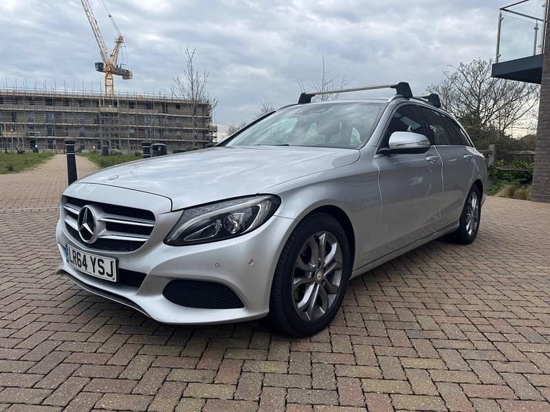 Used Mercedes C220 170 HP (125 kW) 2014 Silver Estate