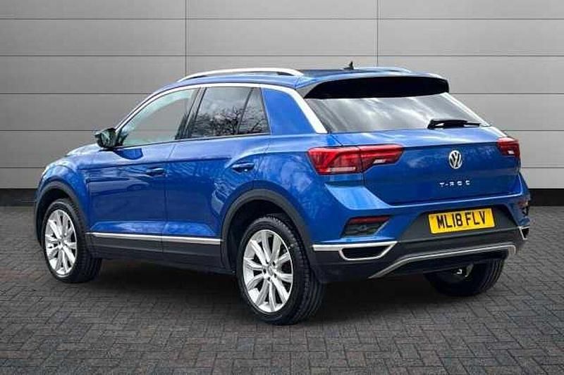 Used VW T-Roc SEL 150 HP (110 kW) 2018 Blue SUV