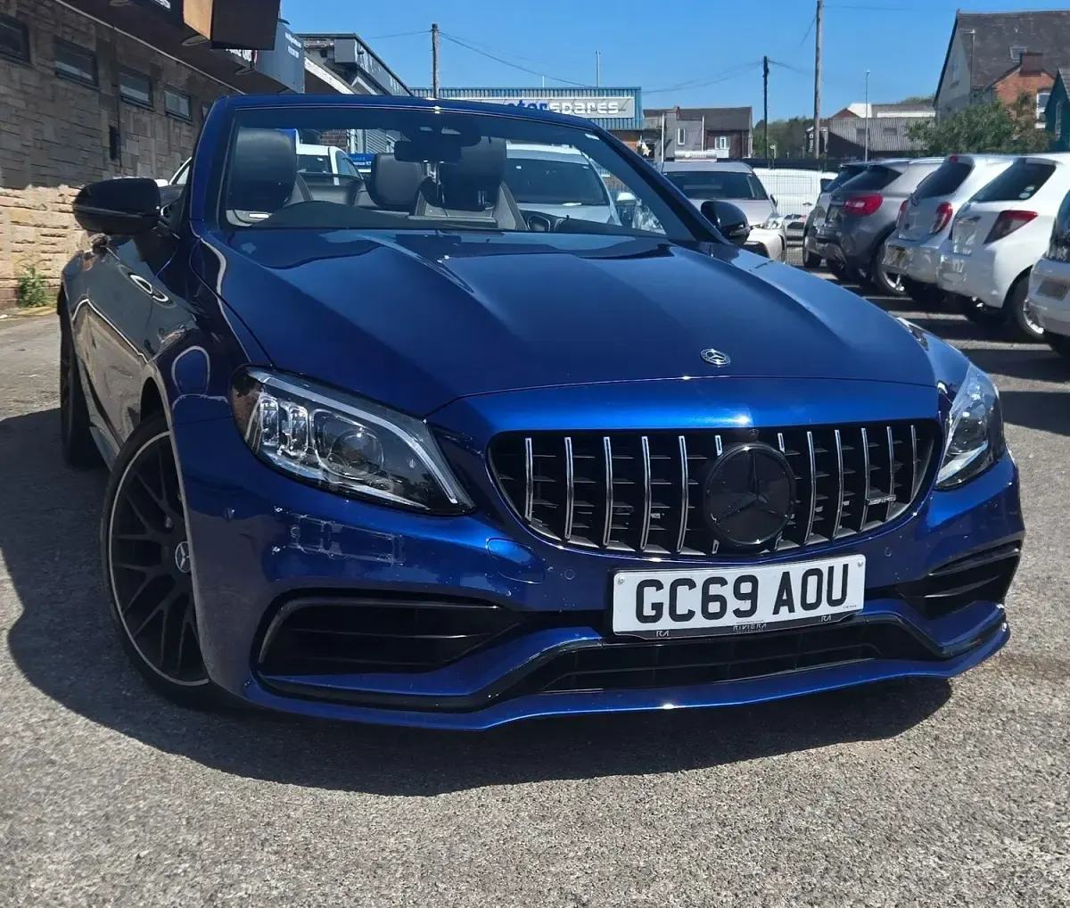 Käytetty Mercedes C63 AMG Premium Plus 2019 Sininen Avoauto
