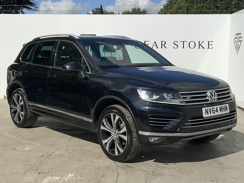 Black Used 2014 VW Touareg R-line SUV | £10,995 (A bit pricey) - Image 1/4