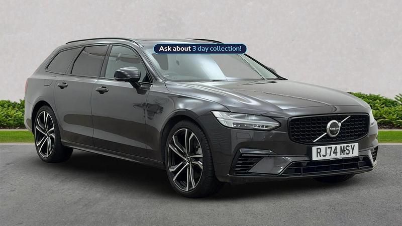 Grey Used 2024 Volvo V90 Ultra Estate | £41,399 (Fair price) - Image 1/4