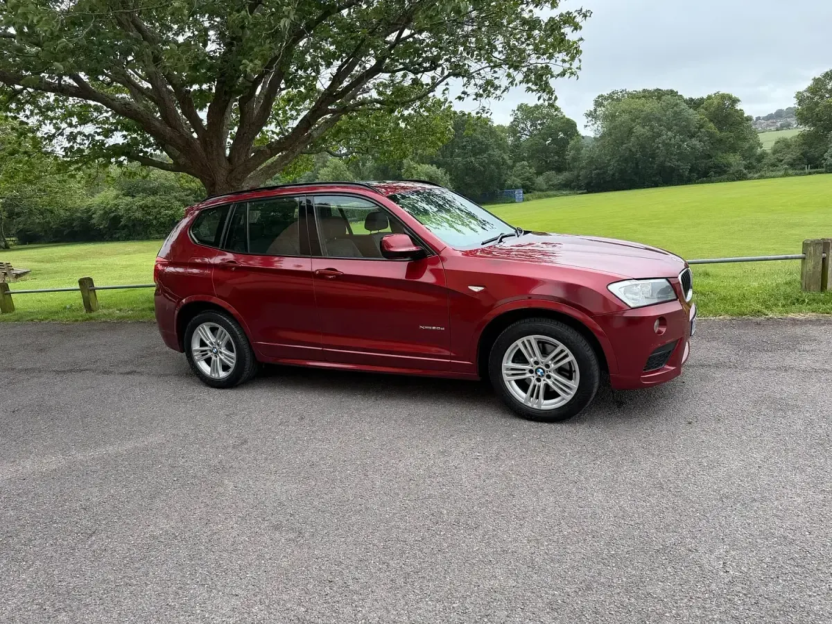 Used BMW X3 M Sport 184 HP (135 kW) 2012 Red SUV