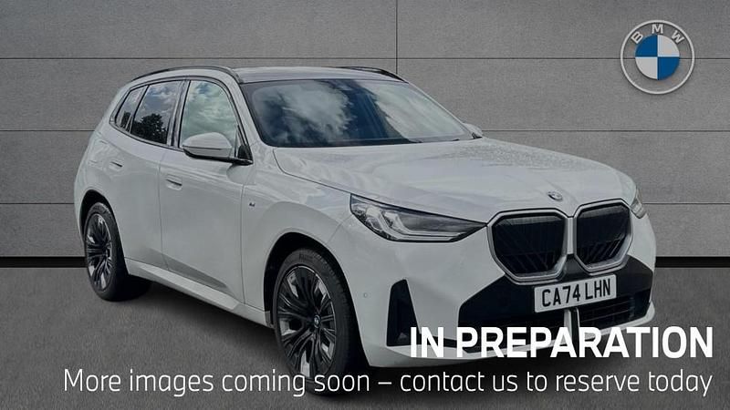 White Used 2025 BMW X3 M Sport SUV | £48,740 (A bit pricey) - Image 1/4