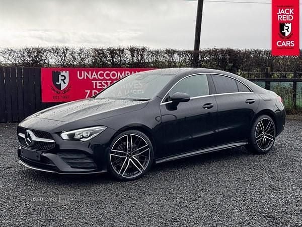 Black Used 2020 Mercedes CLA200 AMG line Coupe | £20,950 (Fair price) - Image 1/4