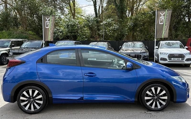 Used Honda Civic SE Plus 141 HP (103 kW) 2016 Blue Hatchback