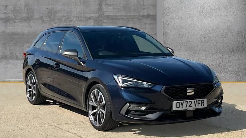 Blue Used 2022 Seat Leon FR Sport Estate | £17,890 (A bit pricey) - Image 1/4