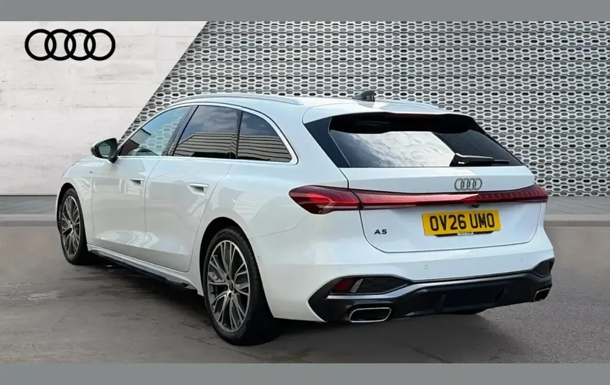 Used Audi A5 S-Line 150 HP (110 kW) 2026 White Estate