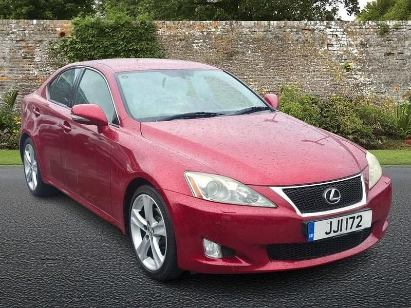Red Used 2010 Lexus IS250 Sport Line Sedan | £5,487 (Fair price) - Image 1/4