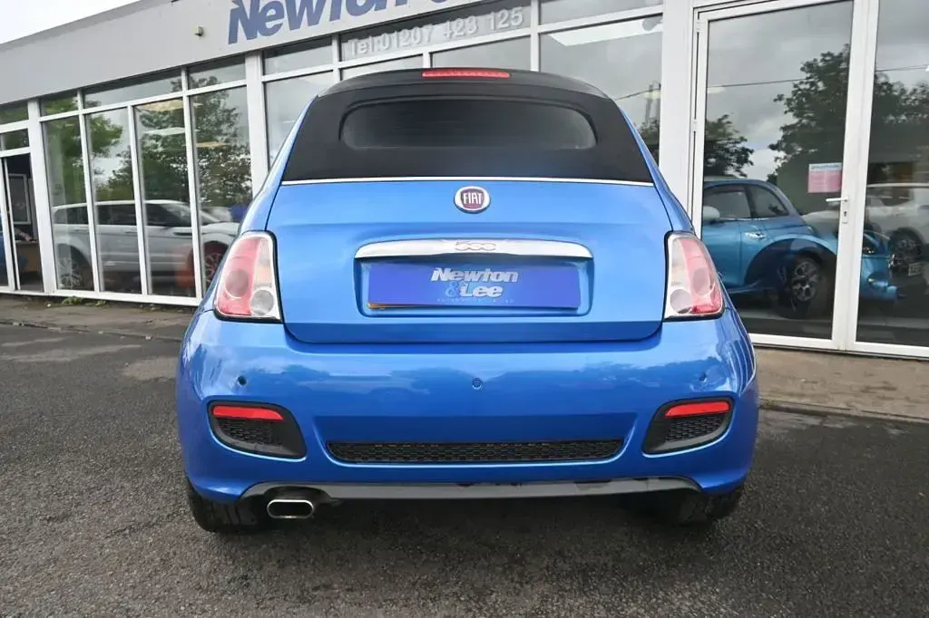 Used Fiat 500C S 69 HP (50 kW) 2014 Blue Cabriolet