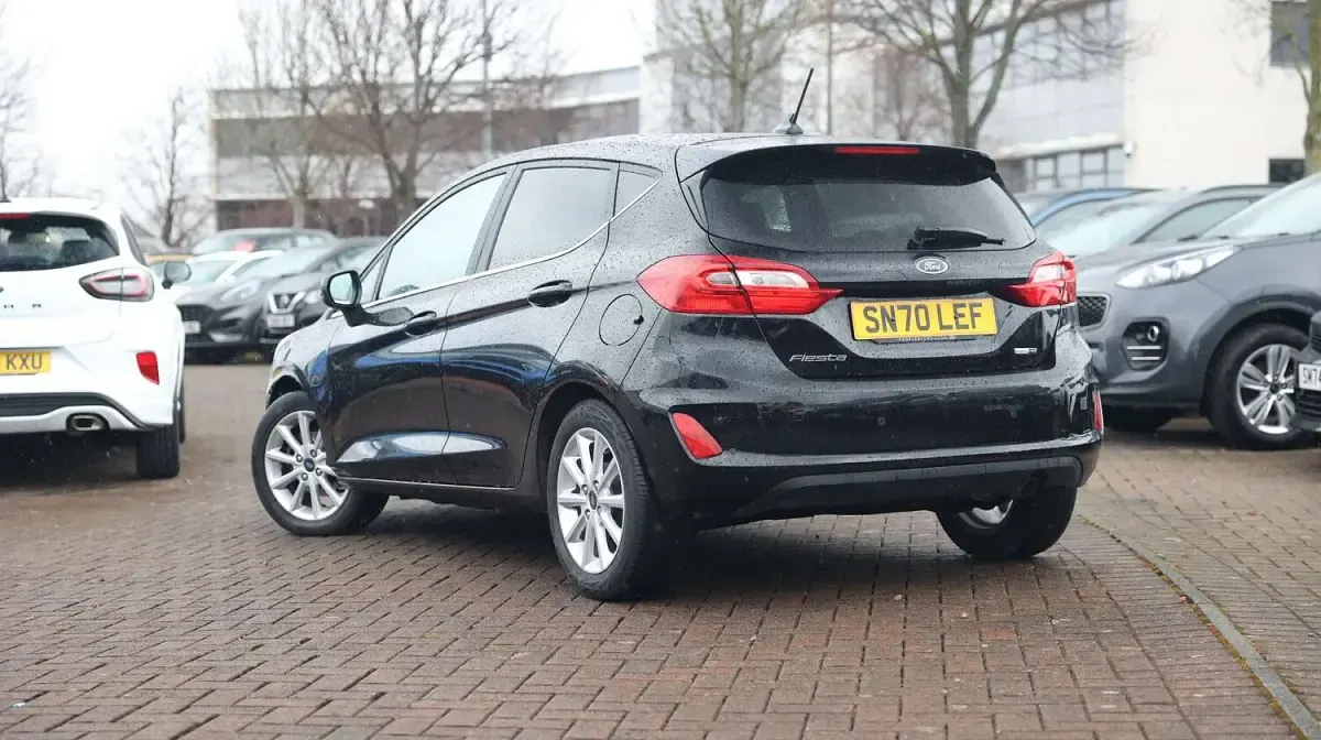 Used Ford Fiesta Titanium 2020 Black Hatchback