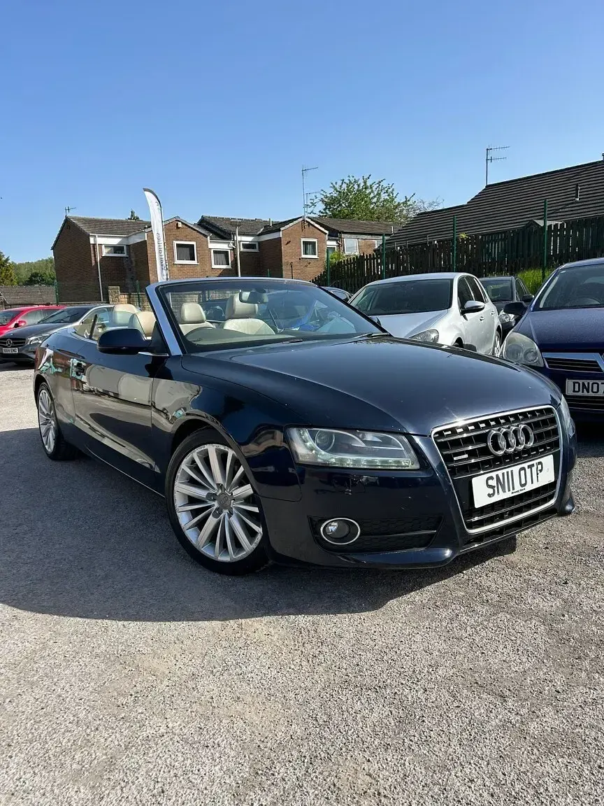 Used Audi A5 Cabriolet Comfort 2011 Blue Cabriolet