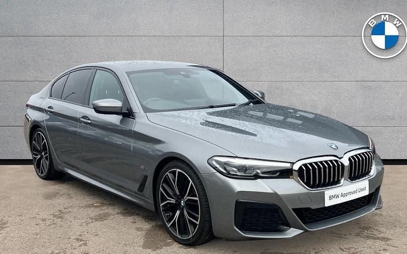 Grey Used 2023 BMW 520 M Sport Sedan | £29,134 (Good price) - Image 1/4