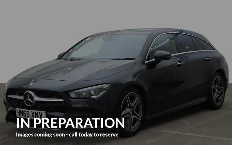 Used Mercedes CLA220 Shooting Brake AMG Line Premium 190 HP (139 kW) 2019 Black Estate