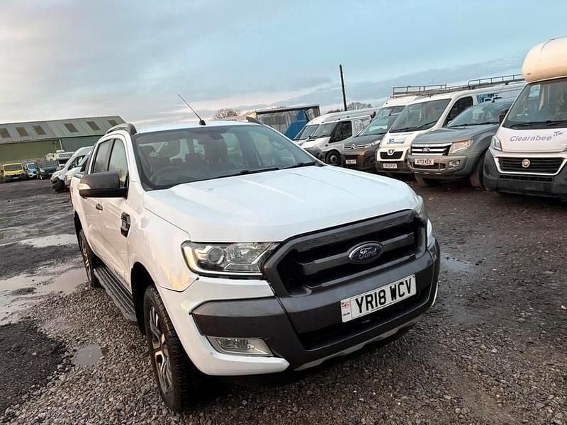 White Used 2018 Ford Ranger Wildtrack Pickup | £8,295 (Super price) - Image 1/4