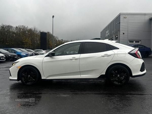 Used Honda Civic Sport 126 HP (92 kW) 2019 White Hatchback