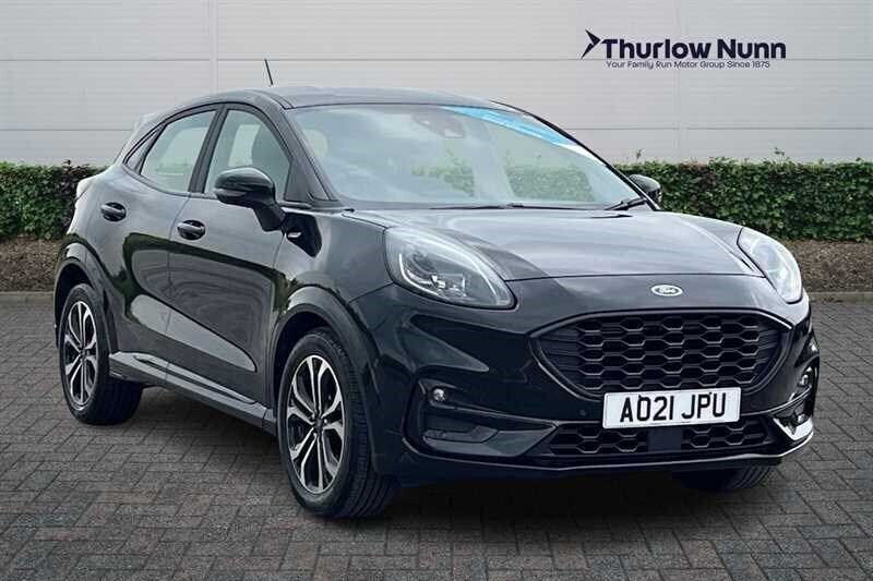 Black Used 2021 Ford Puma ST-Line SUV | £13,413 (Good price) - Image 1/2