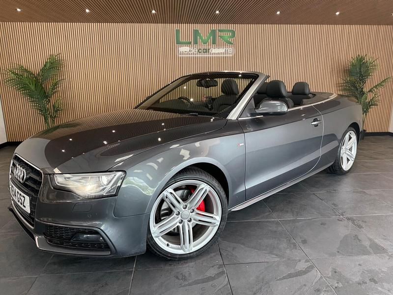 Grey Used 2014 Audi A5 Cabriolet S-Line Cabriolet | £8,450 (Fair price) - Image 1/3