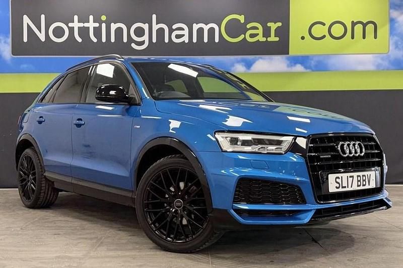 Used Audi Q3 Black Edition 150 HP (110 kW) 2017 Blue SUV