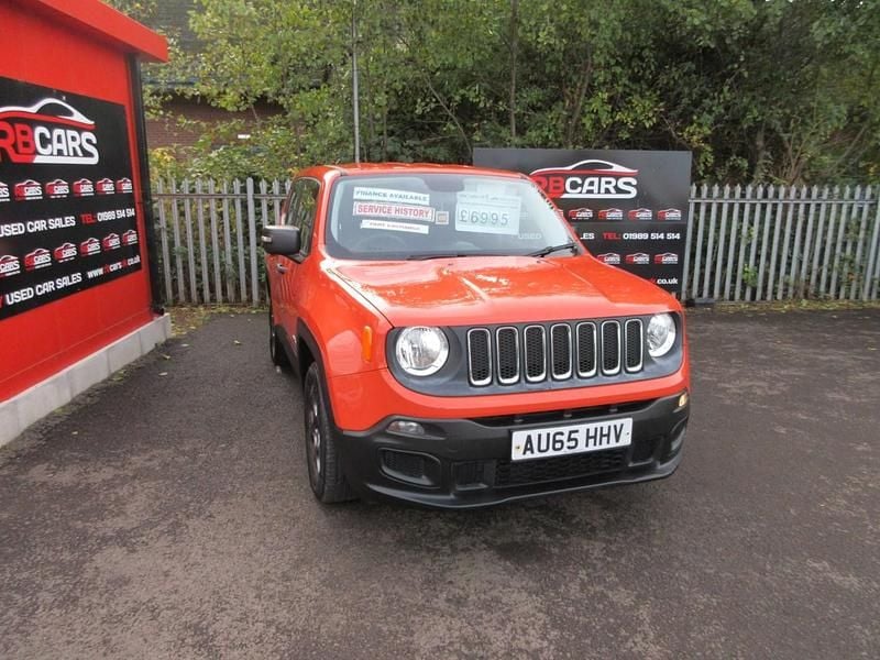 Orange Used 2015 Jeep Renegade Sport SUV | £6,995 (Fair price) - Image 1/4
