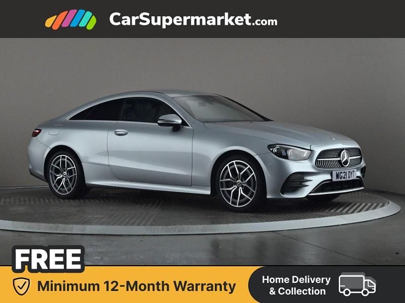 Silver Used 2021 Mercedes E220 AMG Line Premium Coupe | £29,197 - Image 1/4