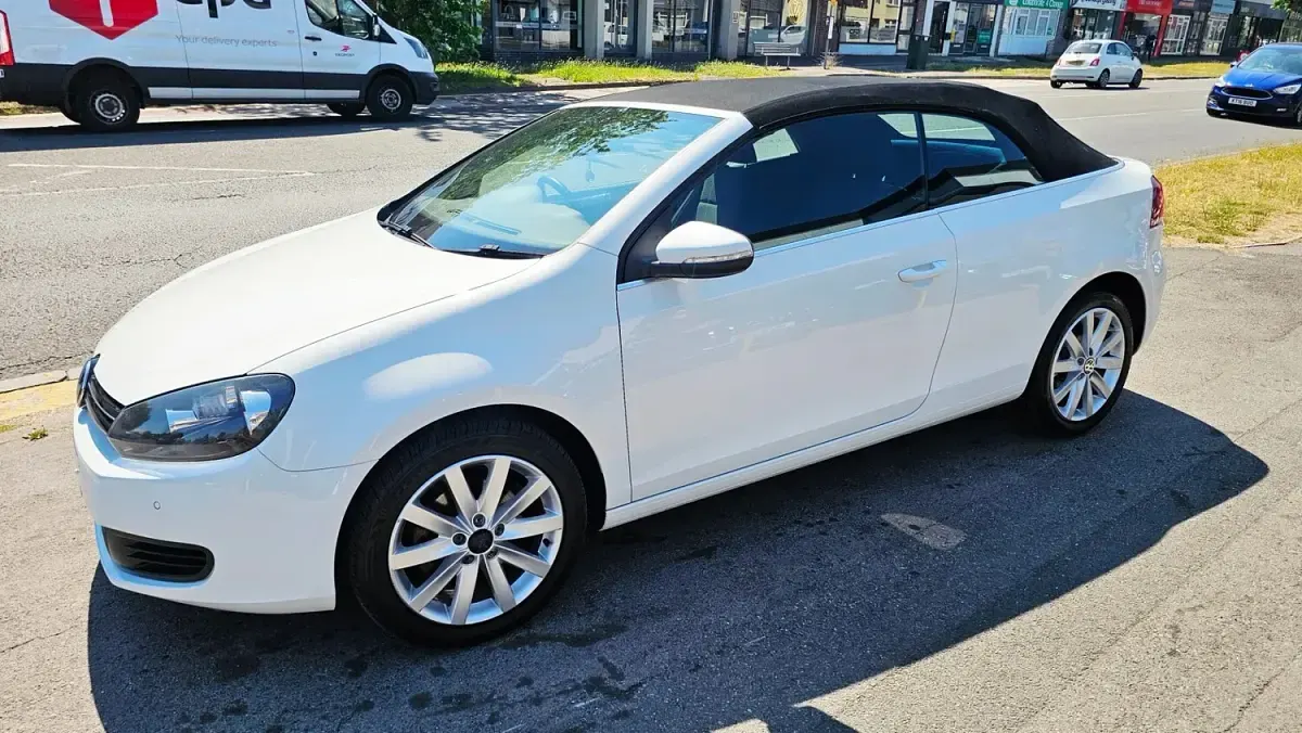 Used VW Golf Cabriolet SE 2012 White Cabriolet