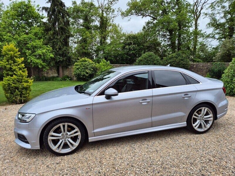 Silver Used 2016 Audi A3 S-Line Sedan | £10,995 (Fair price) - Image 1/4