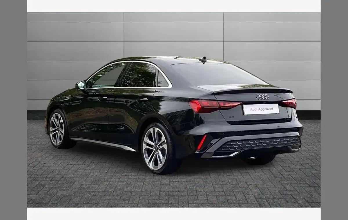 New Audi A3 S-Line 147 HP (108 kW) 2025 Black Sedan