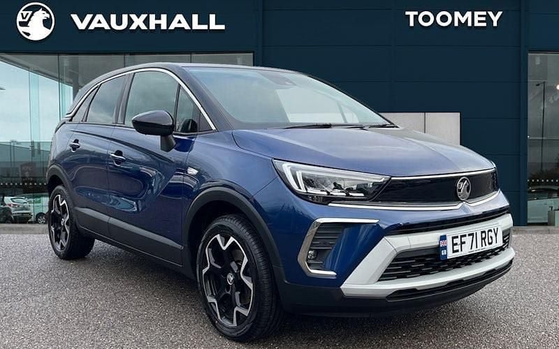 Used Vauxhall Crossland Elite 131 HP (96 kW) 2021 Blue SUV