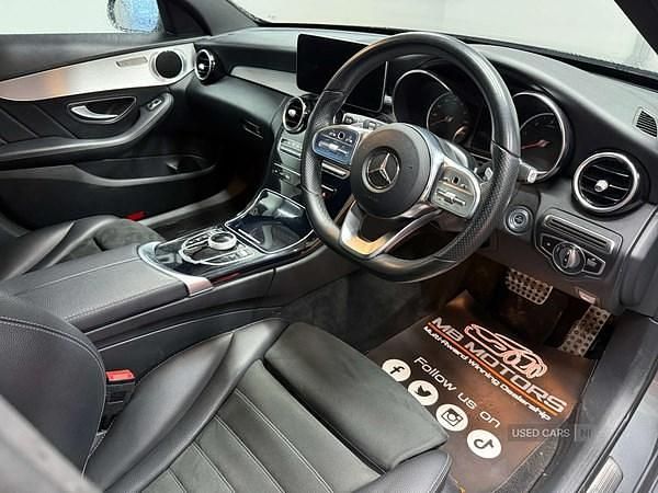 Used Mercedes C220 AMG line 194 HP (142 kW) 2019 Grey Estate
