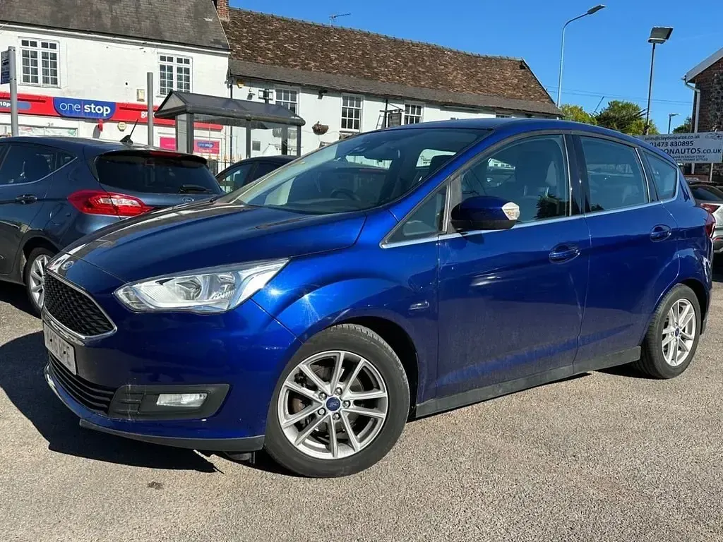 Second-hand Ford C-MAX Zetec 120 CP (88 kW) 2016 Albastru Monovolum