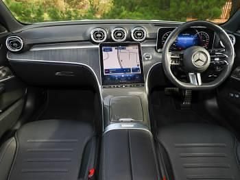 Used Mercedes C300 AMG Line Premium Plus 313 HP (230 kW) 2024 White Estate