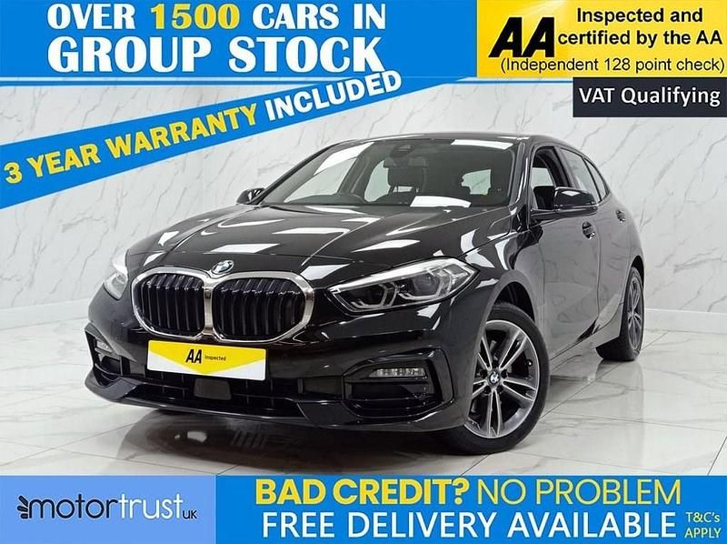 Used BMW 118 Sport Line 136 HP (100 kW) 2022 Black Hatchback