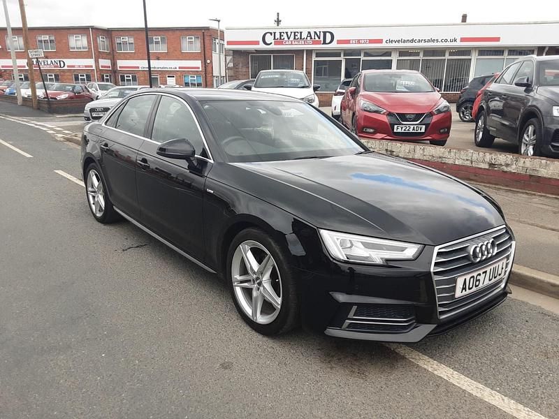 Black Used 2018 Audi A4 S-Line Sedan | £12,500 (Fair price) - Image 1/4