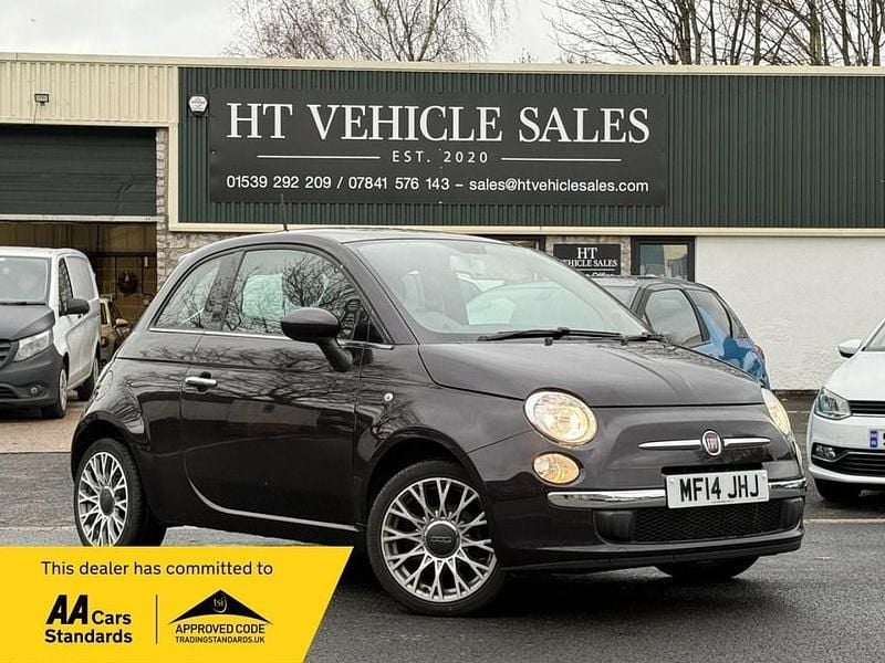 Blue Used 2014 Fiat 500 Lounge Hatchback | £5,295 (Fair price) - Image 1/3