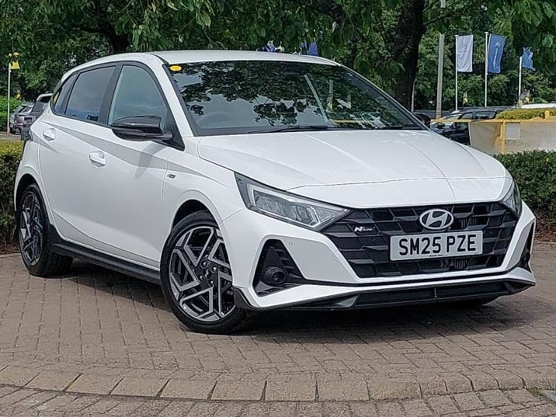 White Used 2025 Hyundai i20 N Line Hatchback | £19,998 (Expensive) - Image 1/4