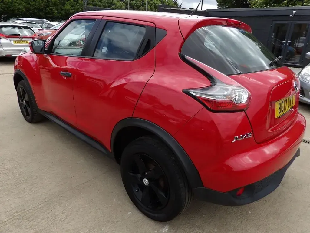 Used Nissan Juke Visia 94 HP (69 kW) 2017 Red SUV