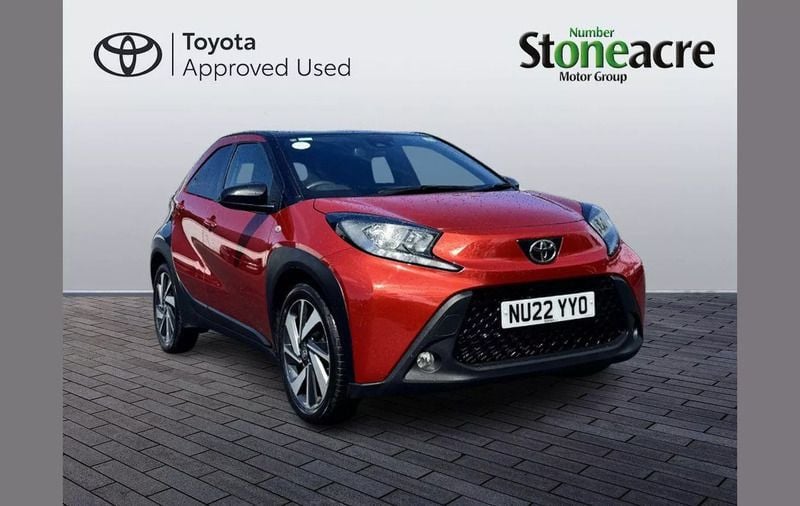 Red Used 2022 Toyota Aygo Hatchback | £11,250 (Fair price) - Image 1/2